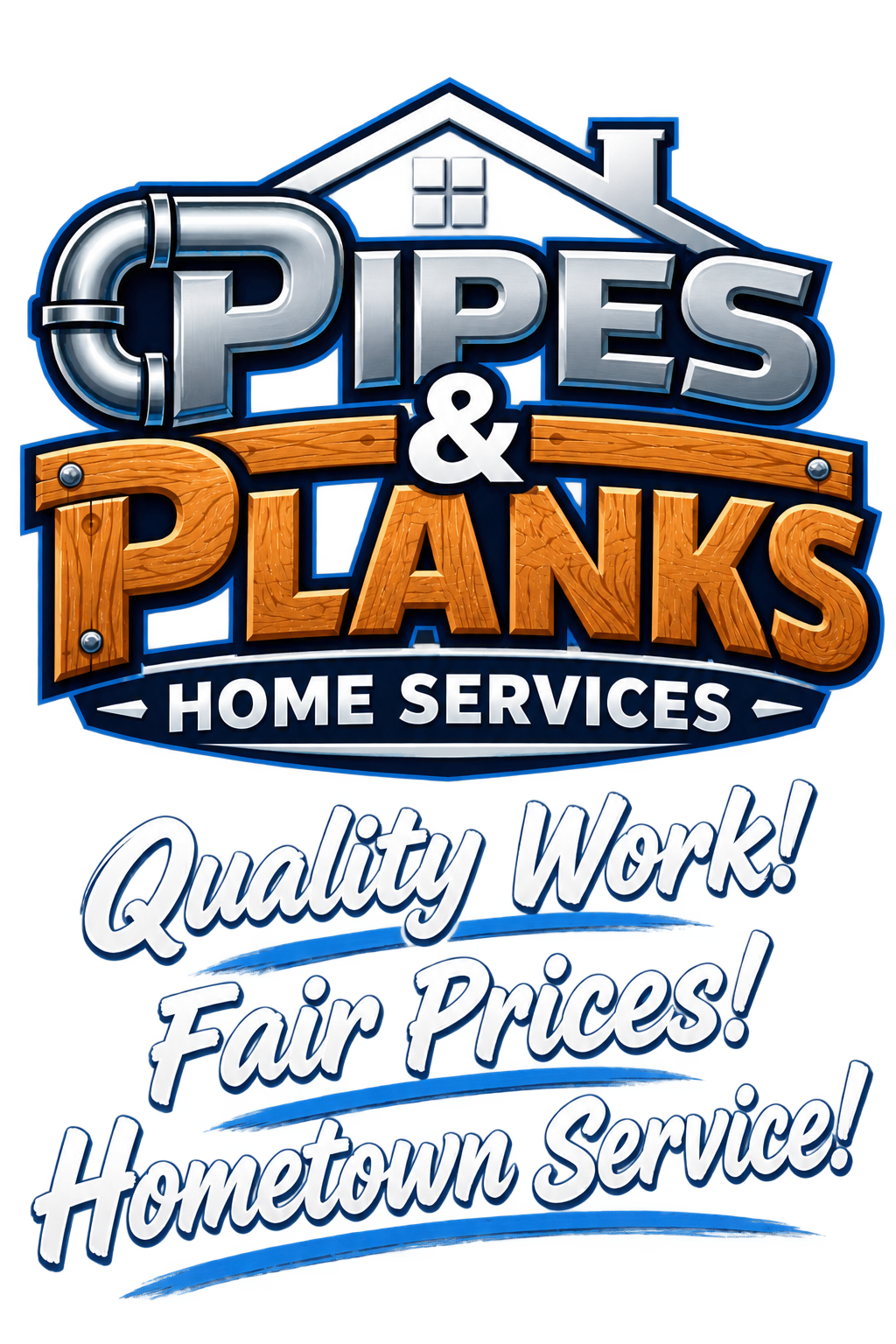 Pipes & Planks Home Services — Quality Work, Fair Prices, Hometown Service